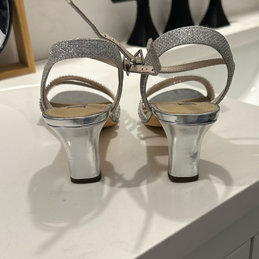 Joe Browns Shimmering Silver Heels